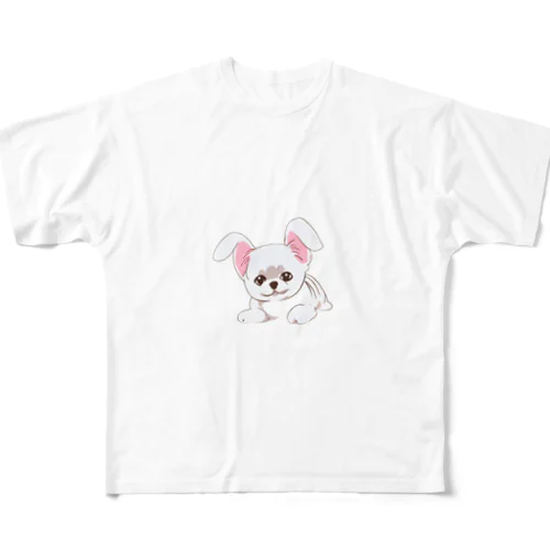 白丸くん✴️ フルグラフィックTシャツ