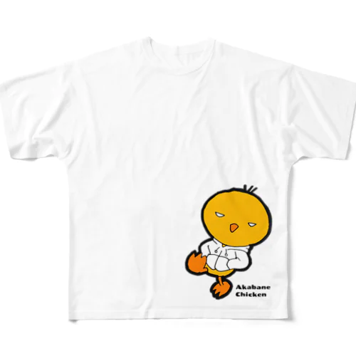 パーカーチキン フルグラフィックTシャツ