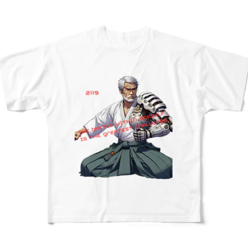 合気道の達人 All-Over Print T-Shirt