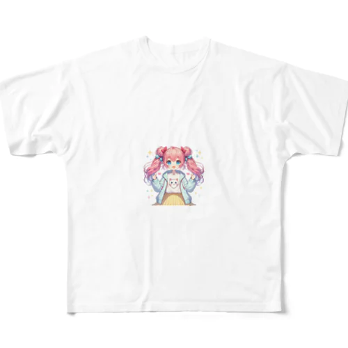 星空ミコ（Hoshizora Miko） フルグラフィックTシャツ
