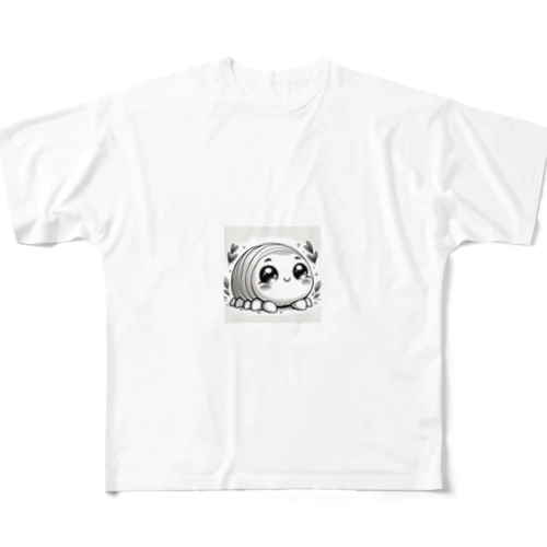 芋虫さん All-Over Print T-Shirt