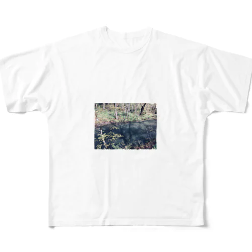 川 All-Over Print T-Shirt