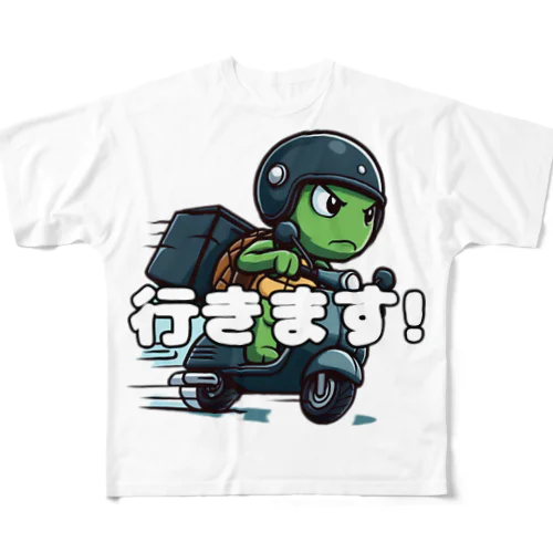 カメライダー　行きます! All-Over Print T-Shirt