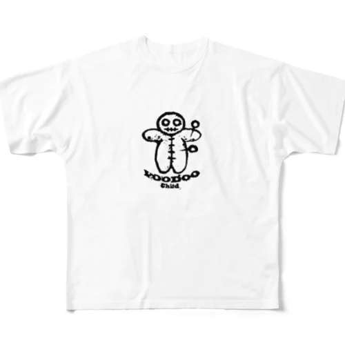 JK-002 Vood doll フルグラフィックTシャツ