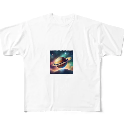 POWER OF SATURN All-Over Print T-Shirt