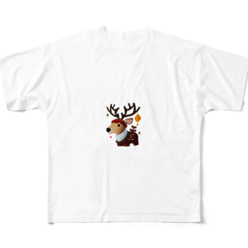 トナカイ All-Over Print T-Shirt
