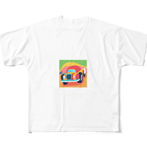 ポップな車 All-Over Print T-Shirt