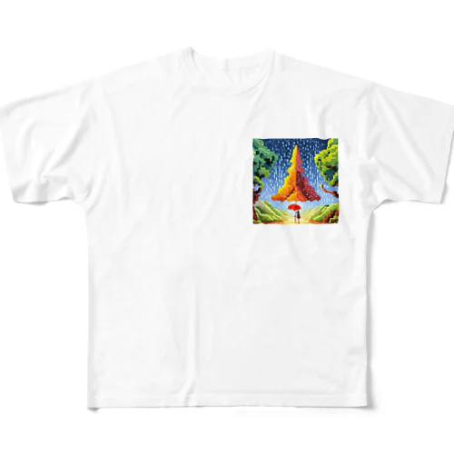 retrogame4 フルグラフィックTシャツ