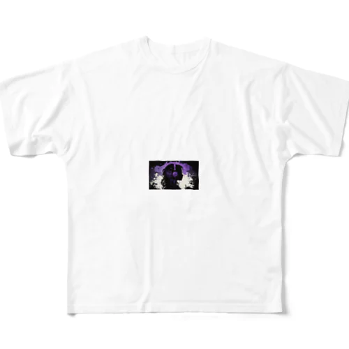 煙の少女 All-Over Print T-Shirt