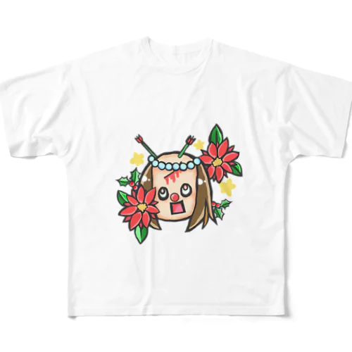 おちむしゃ Xmas ver All-Over Print T-Shirt