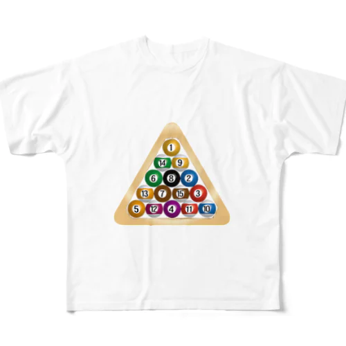 ビリヤードセット All-Over Print T-Shirt