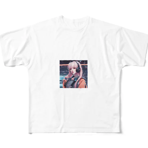 digital girl All-Over Print T-Shirt