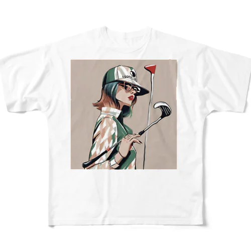 おしゃれゴルフ All-Over Print T-Shirt