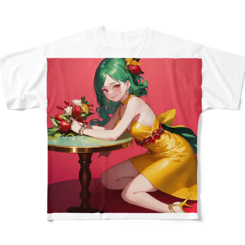 フルーツ美少女 All-Over Print T-Shirt