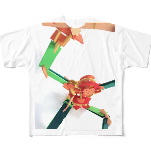 テナガザル All-Over Print T-Shirt