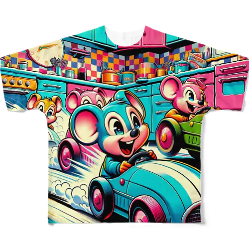 留守中の大冒険 All-Over Print T-Shirt