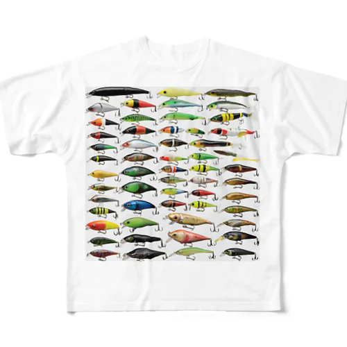 ルアーコレクション2 All-Over Print T-Shirt