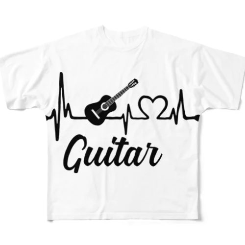 Hearts Guiter フルグラフィックTシャツ