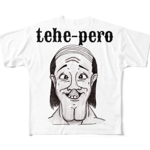 tehe-pero フルグラフィックTシャツ