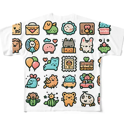 幻想のワンダービースト・コレクション All-Over Print T-Shirt