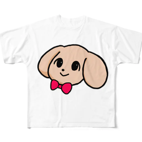 シンプル　チョコ　 フルグラフィックTシャツ