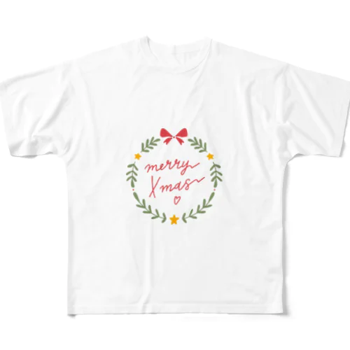 メリークリスマス All-Over Print T-Shirt