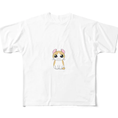かわいいアメリカンカール② All-Over Print T-Shirt