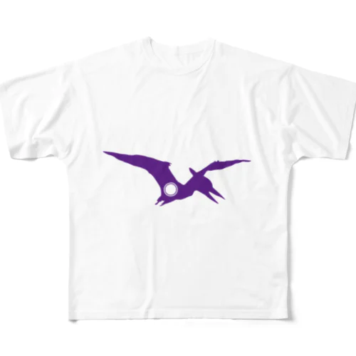 Dinosaurs monogram8 フルグラフィックTシャツ