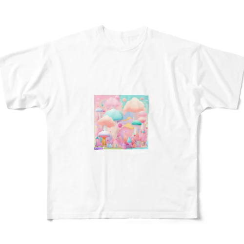 キノコのアート All-Over Print T-Shirt