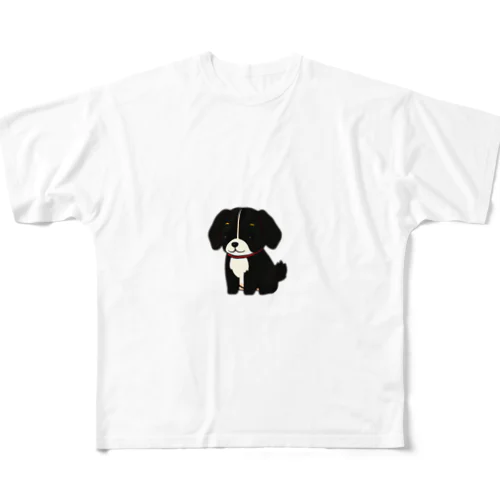 くろいぬ All-Over Print T-Shirt