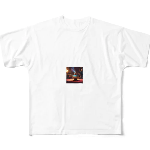 魔法のランプ All-Over Print T-Shirt