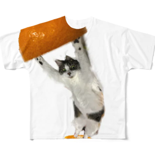 元野良猫 All-Over Print T-Shirt