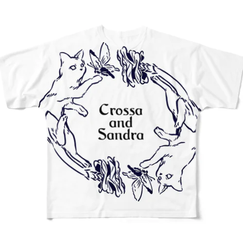 crossandra 戯れ❋lumière All-Over Print T-Shirt