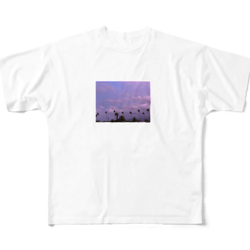 南国の冬空 All-Over Print T-Shirt