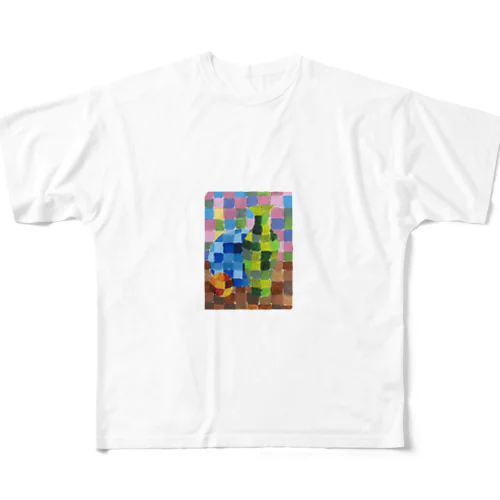 カラフルグリッド・コレクション All-Over Print T-Shirt