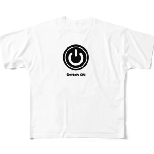 Switch ON Tシャツ All-Over Print T-Shirt