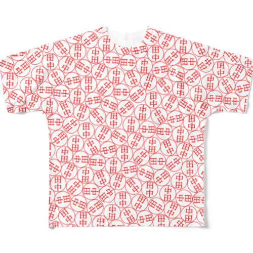 一面田中 All-Over Print T-Shirt