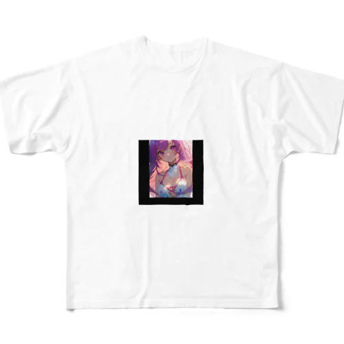 ドット絵のあやかちゃん All-Over Print T-Shirt