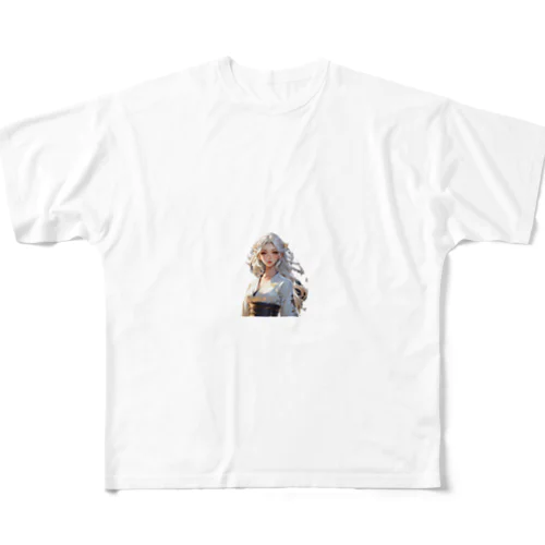 Art和服美女！ All-Over Print T-Shirt