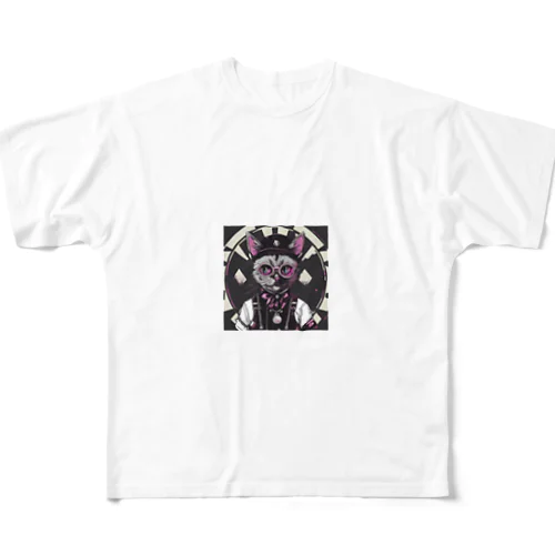 アングラ店主な猫 All-Over Print T-Shirt