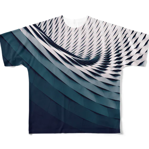 建築TEE 03 フルグラフィックTシャツ