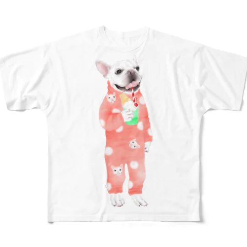 ブヒ愛 フルグラフィックTシャツ