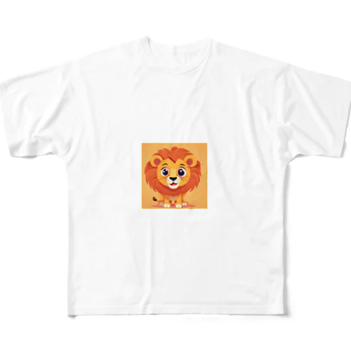 犬のようなライオン フルグラフィックTシャツ