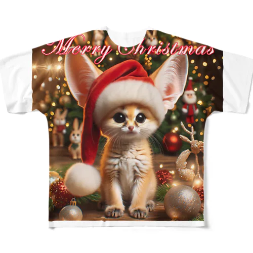 フェネキャット クリスマスver. All-Over Print T-Shirt