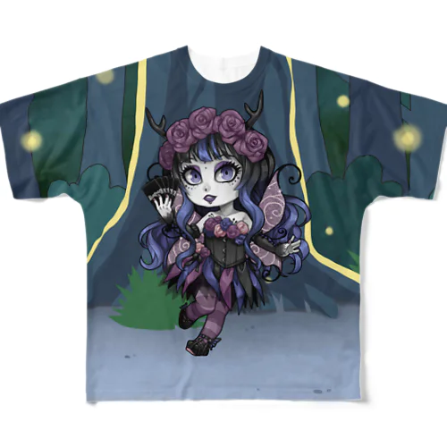 フェアリーゴス(プレミアム) / Faerygoth (Premium) All-Over Print T-Shirt