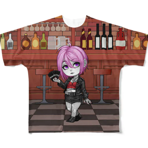トラッドゴス貞子(プレミアム) / Tradgoth Sadako (Premium) All-Over Print T-Shirt