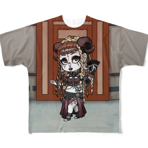 トライバルゴス(プレミアム) / Tribalgoth (Premium) All-Over Print T-Shirt