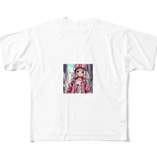 DJキラリ All-Over Print T-Shirt