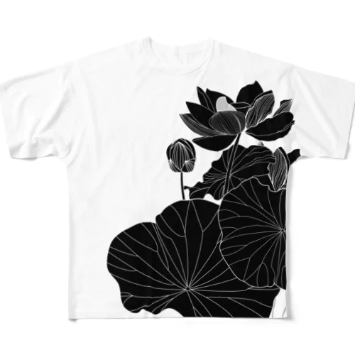 黒蓮 All-Over Print T-Shirt