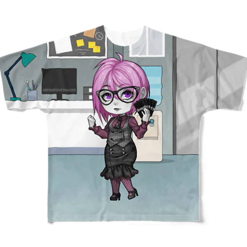 コープゴス貞子(プレミアム) / Corpgoth Sadako (Premium) All-Over Print T-Shirt